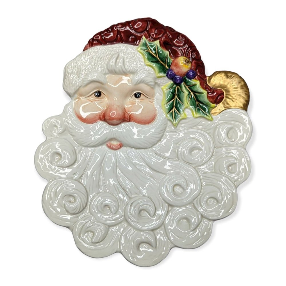 Fitz & Floyd Essentials Santa Plate